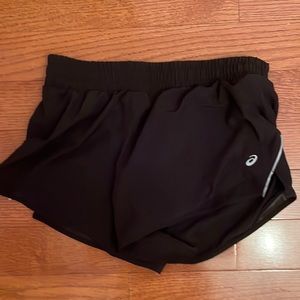 Black Asics 4IN Shorts